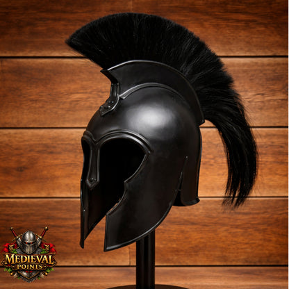 Troy Greek Achilles Helmet Trojan Helmet Troy Movie Helmet with Display Stand Gift for Him