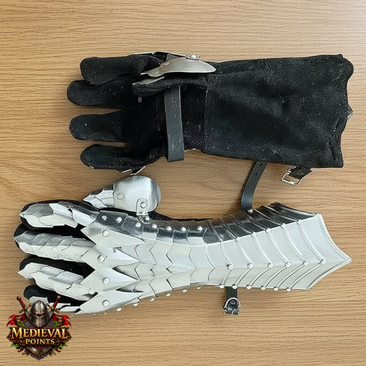 Ringwraith Nazgûl Steel Gauntlets – Medieval Armor Gloves | Gift for Him