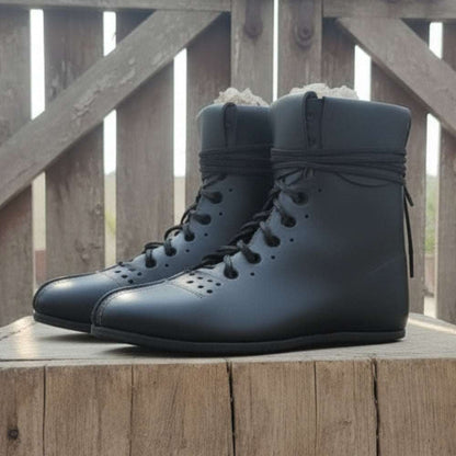 Roman Leather Boots – Vindolanda Style Historical Shoes for Reenactment, Renfaire & LARP
