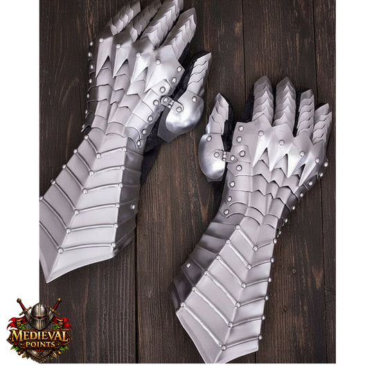 Ringwraith Nazgûl Steel Gauntlets – Medieval Armor Gloves | Gift for Him