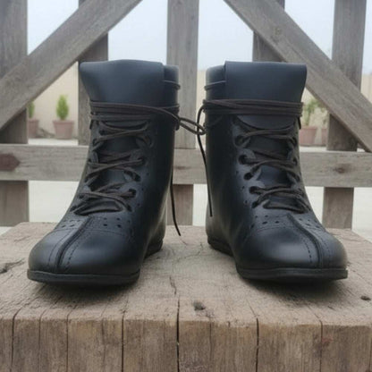 Roman Leather Boots – Vindolanda Style Historical Shoes for Reenactment, Renfaire & LARP