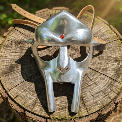 Handcrafted M.F. DOOM Gladiator Mask Replica | Premium Wearable Steel Mask