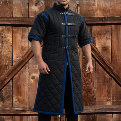 Ren Faire Gambeson : Quilted Costume , Cotton Padded Dress
