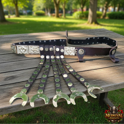 She-Wolf Leather Belt | Roman Cingulum Belt – Reenactment Costume
