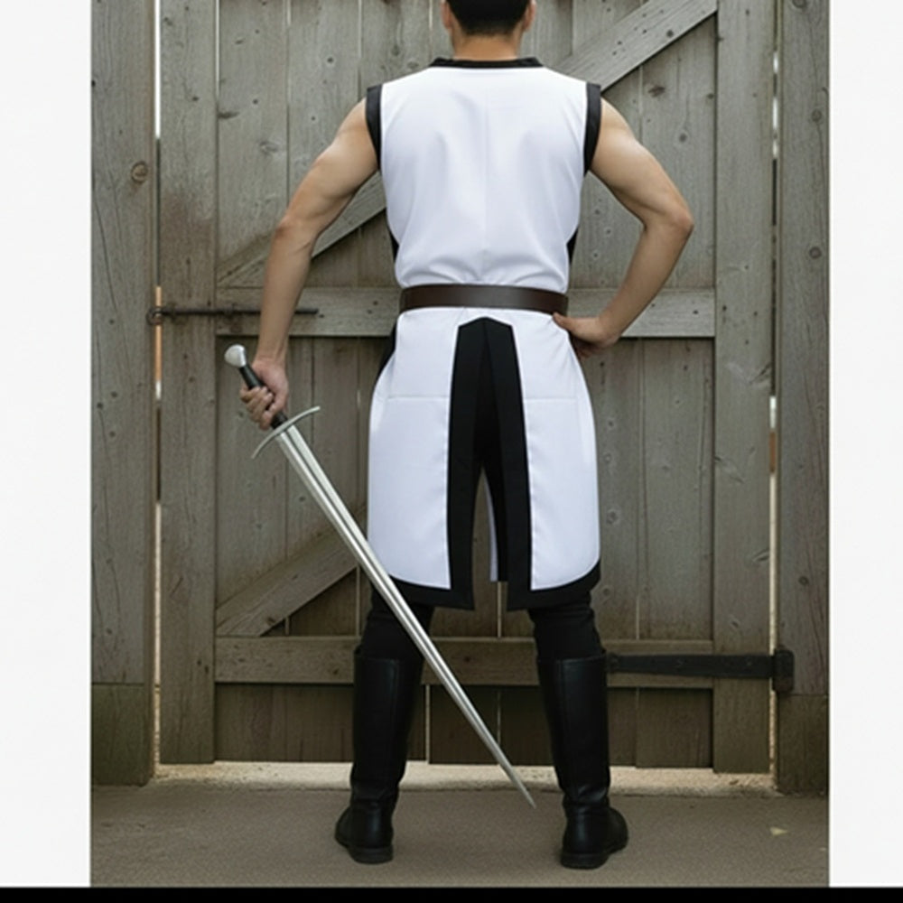 Embroidered Medieval Knight Tabard - Crusader Surcoat for LARP & Renaissance Faire