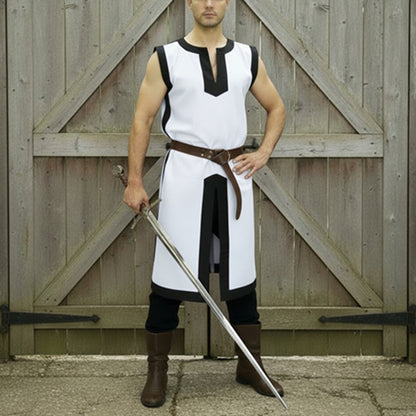 Embroidered Medieval Knight Tabard - Crusader Surcoat for LARP & Renaissance Faire