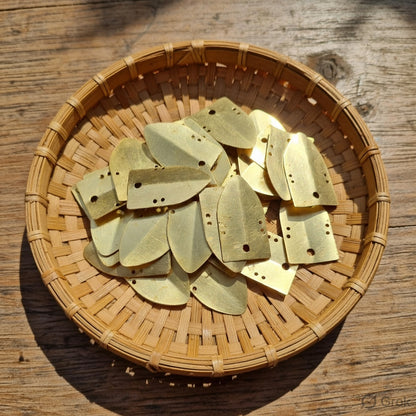 Brass Lorica Squamata Scales | Roman Armor Repair & Reenactment Kit, types 11