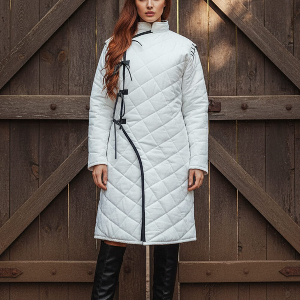 Handmade Gambeson: Medieval Padded Aketon Jacket - Renfaire Costume
