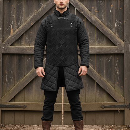 Leather Body, Ren faire Leather Costume , Brown Mercenary Armour