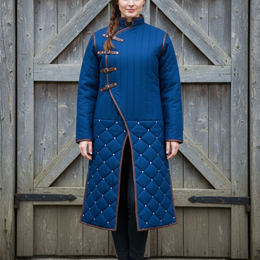 Medieval Gambeson Cotton: Padded Clothing  Aketon Viking Jacket, Father's day Gifts