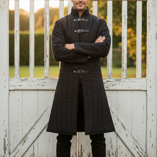 Medieval Gambeson Cotton: Padded Clothing Handmade Costume , Aketon Viking Jacket,