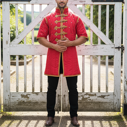 Medieval Gambeson Armour – Quilted Padded Costume , Renaissance Faire Dress