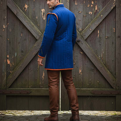 Red Cotton Gambeson – LARP & Renaissance Costume
