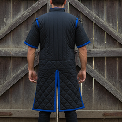 Ren Faire Gambeson : Quilted Costume , Cotton Padded Dress