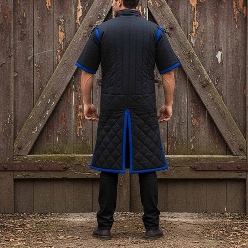 Ren Faire Gambeson : Quilted Costume , Cotton Padded Dress
