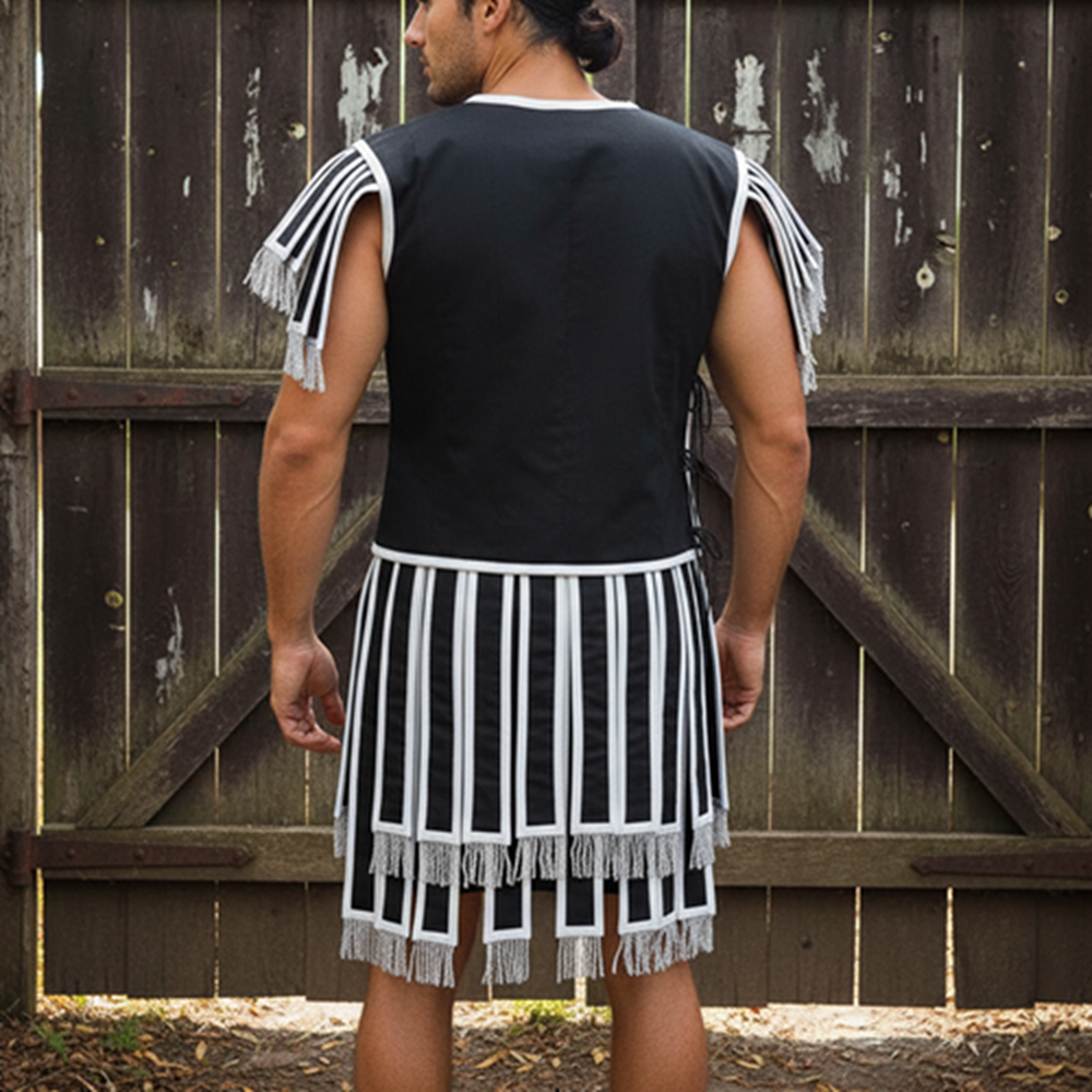 Roman Subarmalis ,  Black w white Roman Clothes Soldiers Military