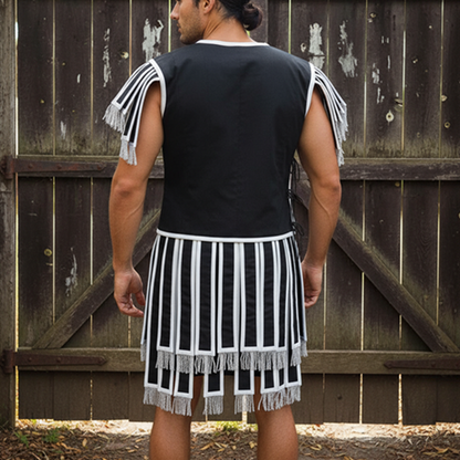 Roman Subarmalis ,  Black w white Roman Clothes Soldiers Military
